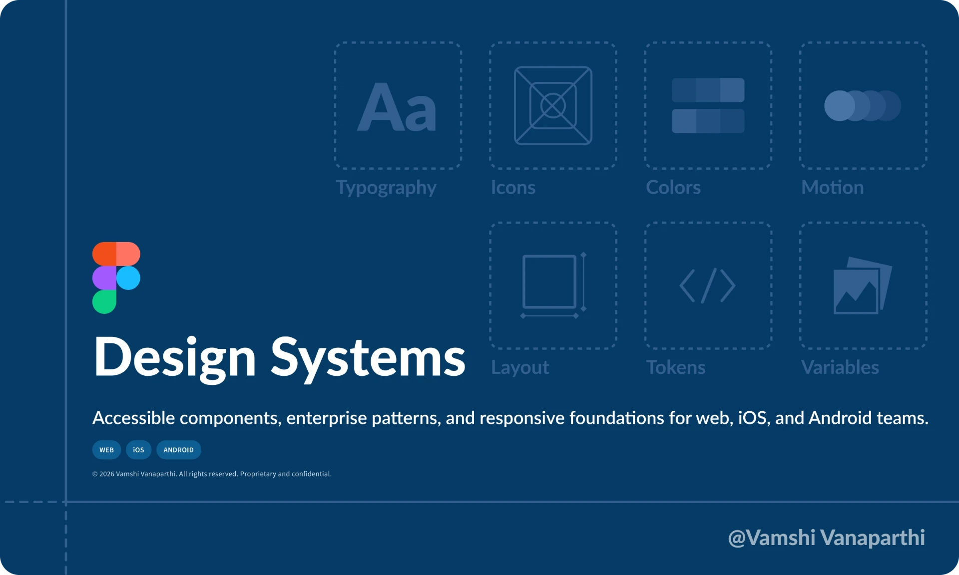 Cover of the internal design system Figma library